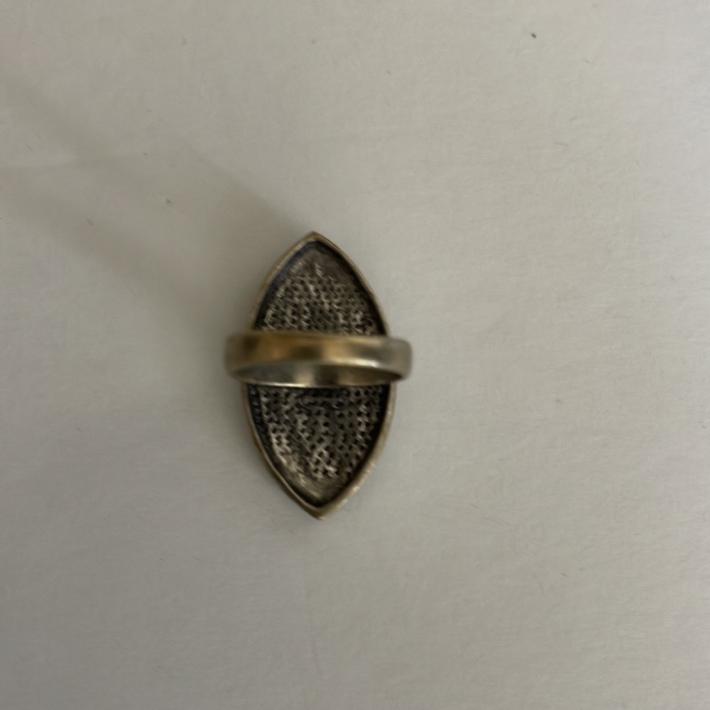 Olive Green Evil Eye Ring - Picture 3 of 3